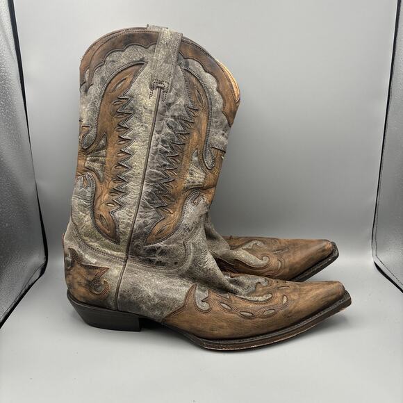 Stetson Cowboy Boots All Leather Handmade US Size 11.5 D main image 8